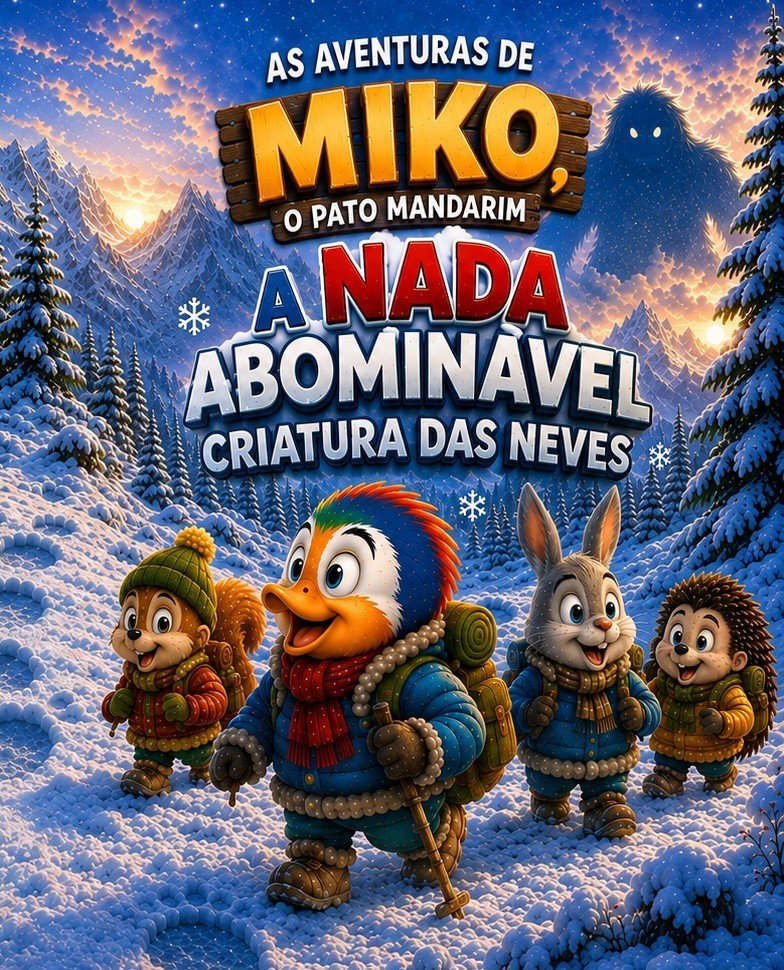Capa do livro A nada abominável criatura das neves