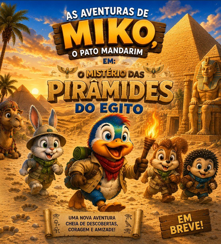 Capa do livro O mistério das pirâmides do Egito